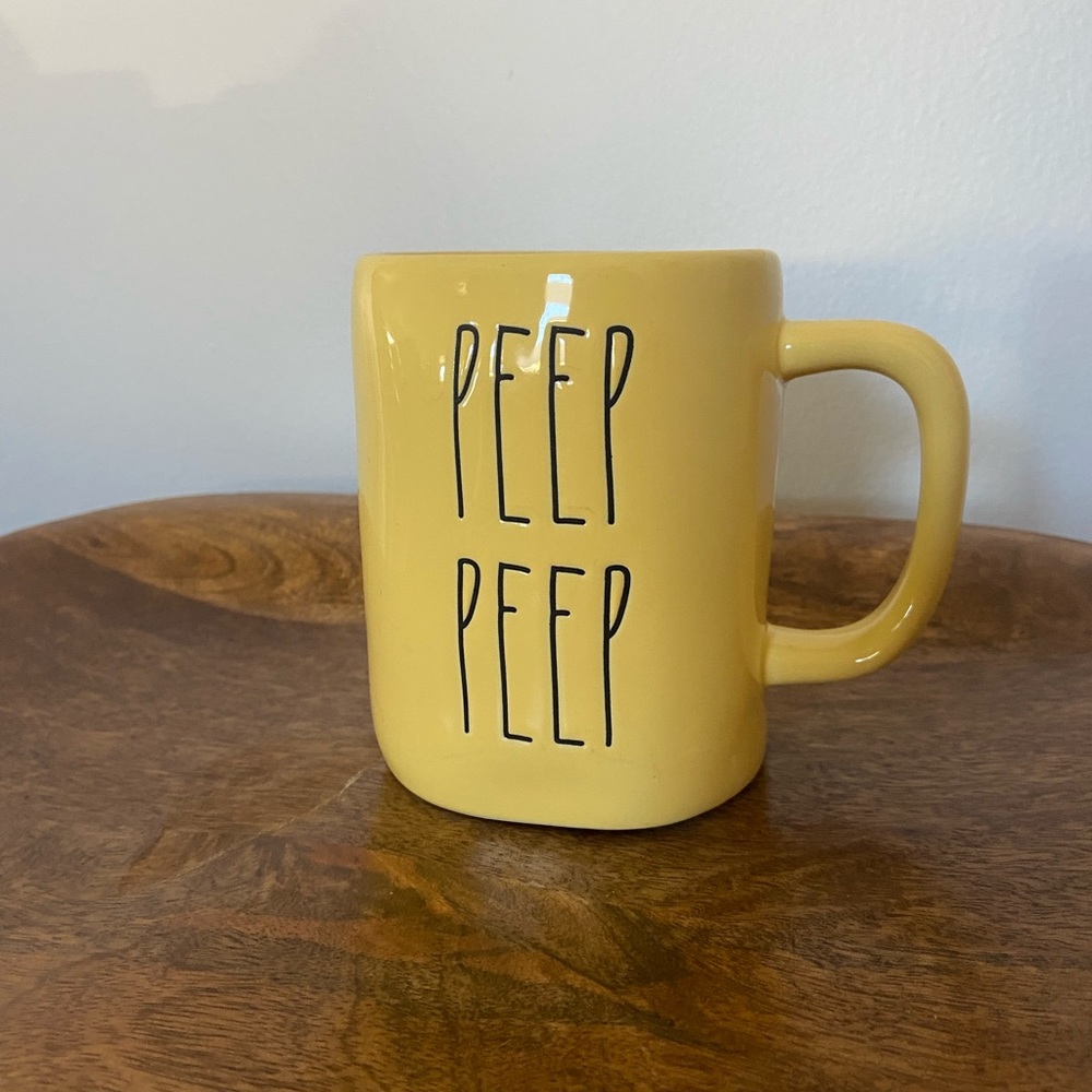 Rae Dunn Yellow Peep Peep mug